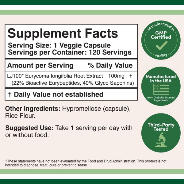 LJ 100 Tongkat Ali Supplement For Sale - Image 2