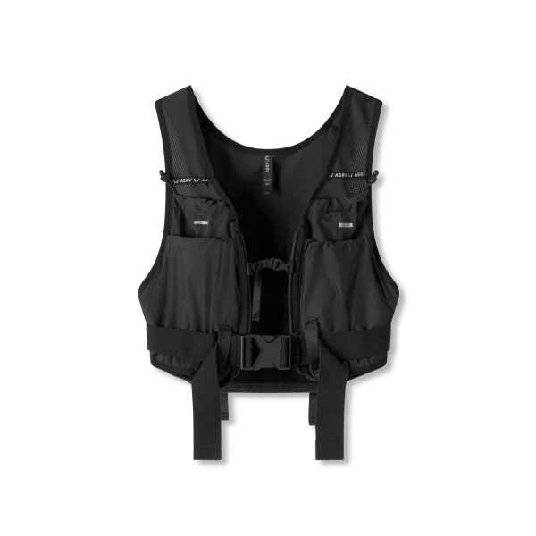 0899. 2-in-1 Packable Run Vest - Black For Cheap