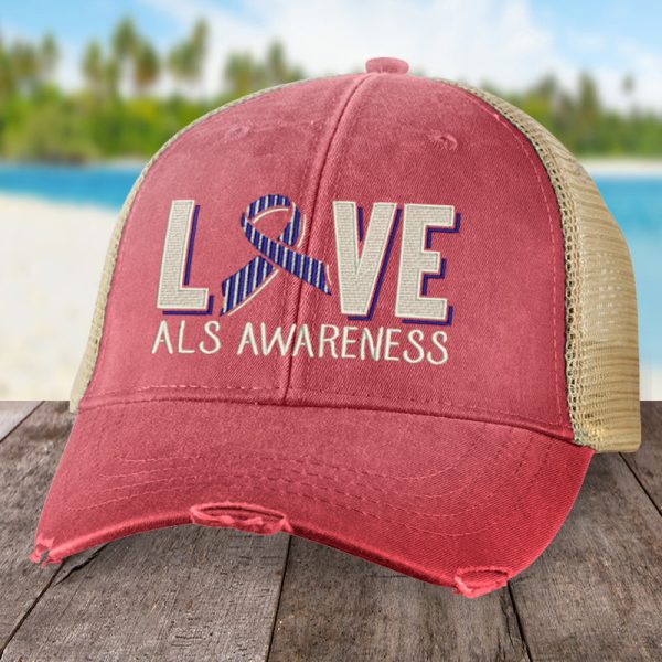 ALS Love Ribbon Hat Fashion - Image 3