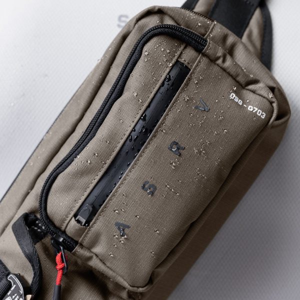 0703. Cordura® Tech Crossbody Pack - Deep Taupe Sale - Image 4