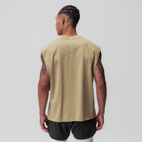 0845. Tech Essential™ Rocker Cutoff - Khaki Cheap - Image 3
