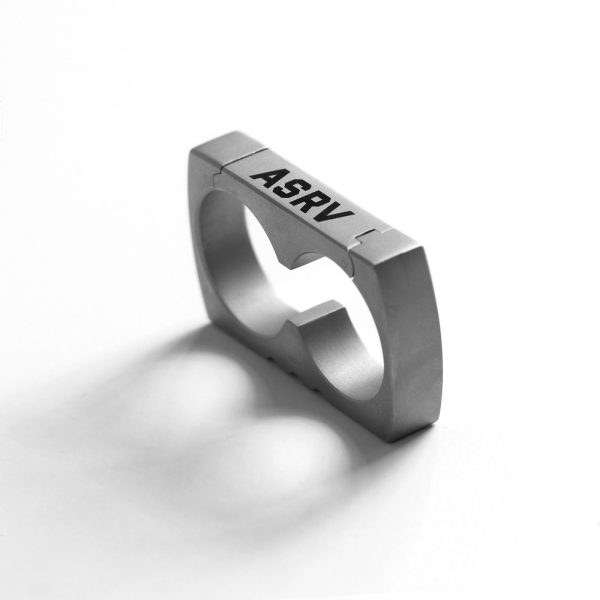 Carabiner Double Ring - Stainless Steel Fashion