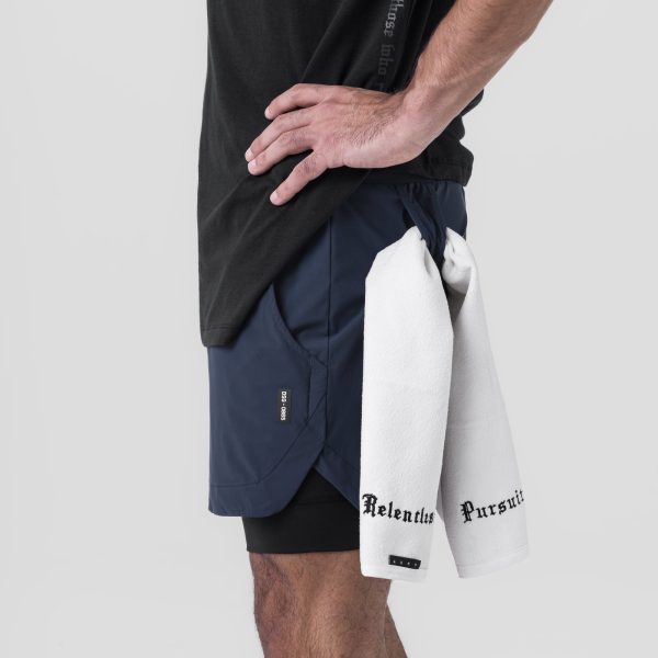 0865. Tetra-Lite® 5  Liner Short - Navy  Wings  Black Hot on Sale - Image 5
