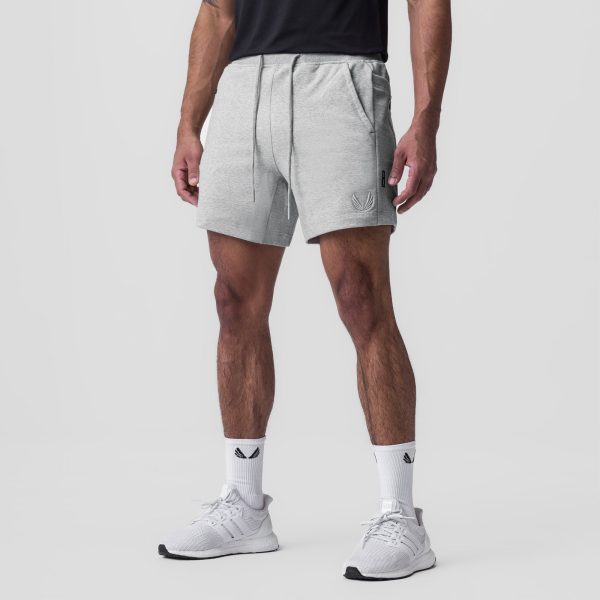 0867. Tech-Terry™ Sidelock Sweat Short - Heather Grey Discount - Image 2