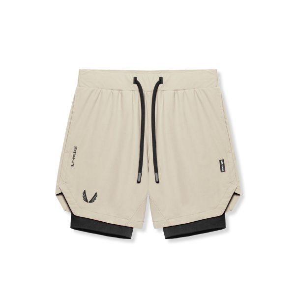 0866. Tetra-Lite® 7  Liner Short - Sand Smoke  Wings  Black Online
