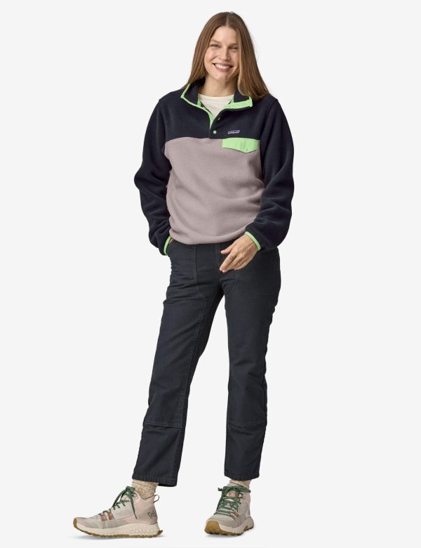 Patagonia Women s LW Synch Fleece Snap-T Pullover - Echo Purple Supply - Image 3