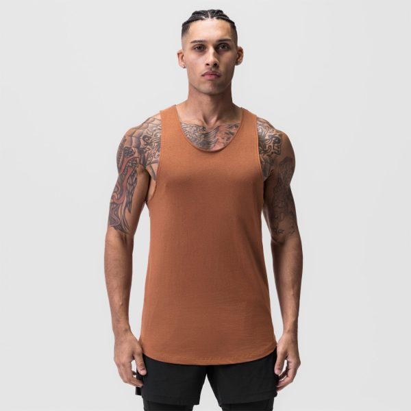 0808. Supima® Vented Tank - Rust Discount - Image 2