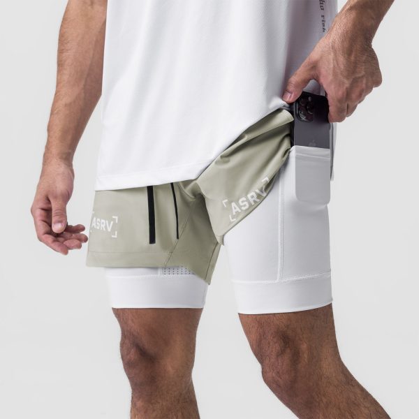 0865. Tetra-Lite® 5  Liner Short - Sand Smoke  Bracket  White on Sale - Image 3