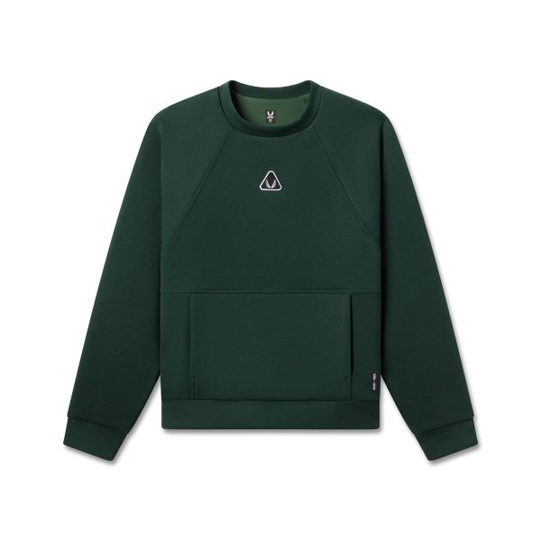 1020. Dri-Core™ Oversized Crewneck - Forest Green Online Hot Sale