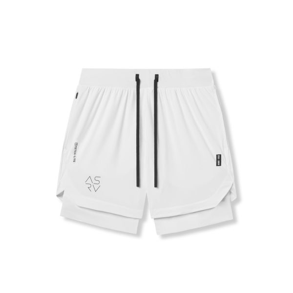 0866. Tetra-Lite® 7  Liner Short - White  Cyber  White For Cheap