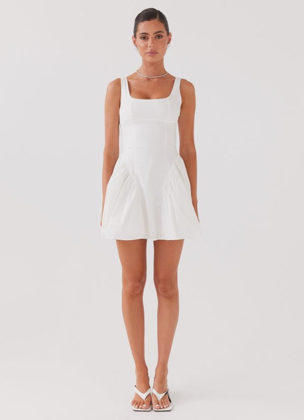 Sassy Soiree Corset Mini Dress - White Online Hot Sale - Image 3